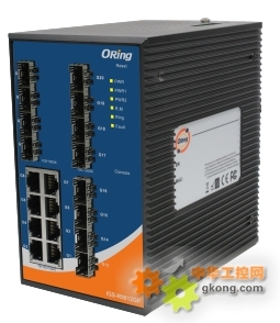 ORing推出20口三层路由网管型千兆工业以太网交换机，赋能严苛工业网络